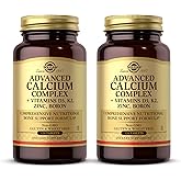 Solgar Advanced Calcium Complex - 120 Tablets, Pack of 2 - with Zinc, Boron, Vitamins D3 & K2 - Non-GMO, Gluten Free, Dairy Free - 60 Total Servings