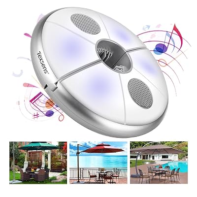 ion audio patio mate bluetooth speaker umbrella light Le Conte Lights with Wireless APP Control RGB Colorful LED for Camping Tents, Beach Trips or Indoor Use Transform your umbrella with the LUNA light and Bluetooth speaker Ion iSP50 Patio Mate