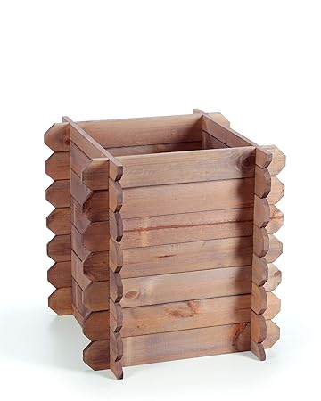 myGardenlust Hochbeet aus Holz - Kräuterbeet Bausatz für Garten Terrasse und Balkon - Pflanzkübel Natur als Gemüse Kräuter Be
