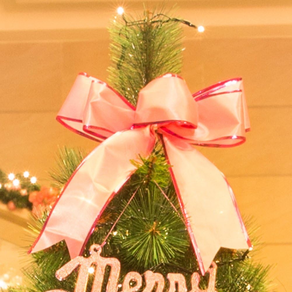 Amazon ハッピー ライフ Happylife クリスマスツリー オーナメント リボン ツリー飾り ゴールド クリスマス雑貨 おもちゃ