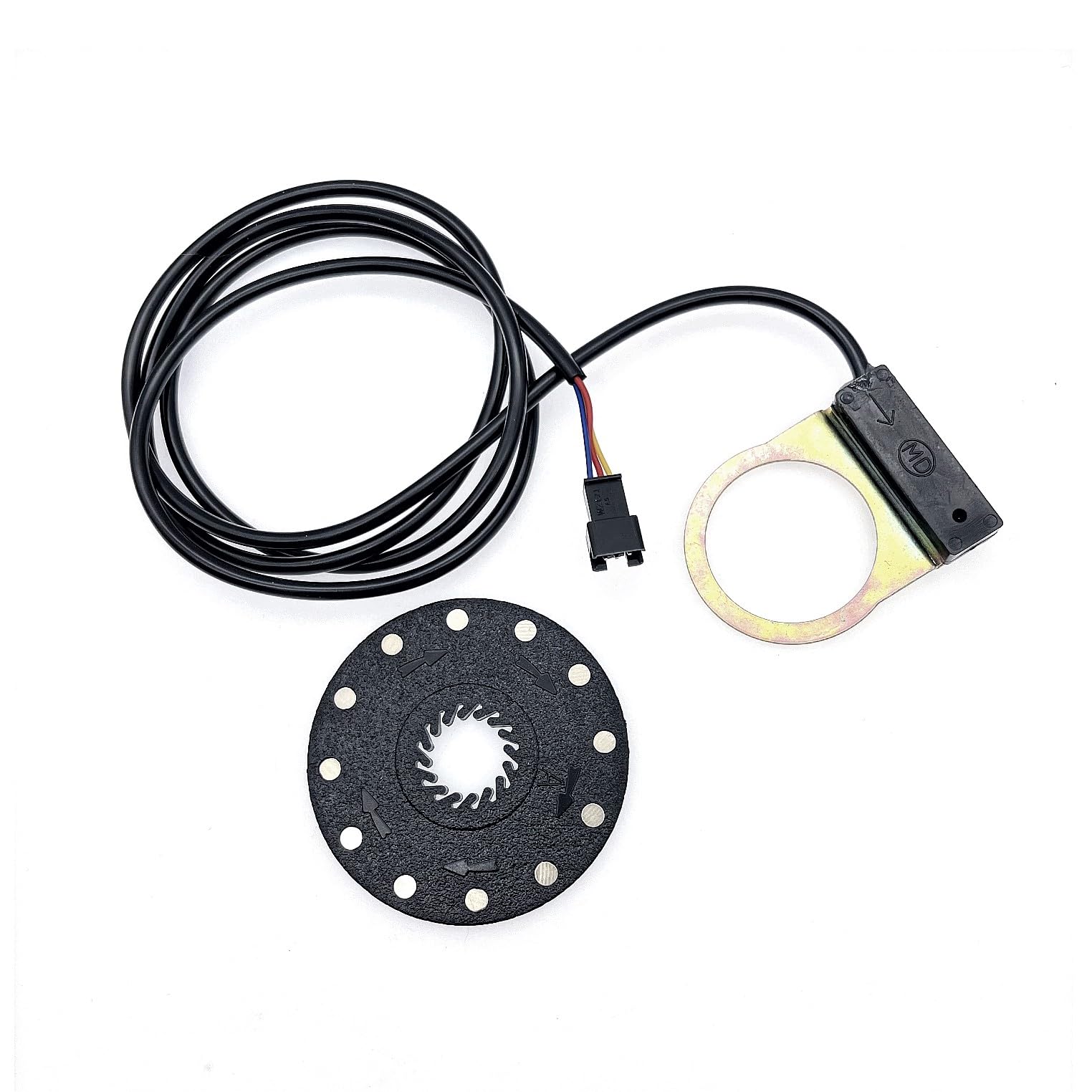 JZK Electric Bike Pedal Assist Sensor - 3 Pin, 12 Magnet PAS Sensor for Ebike
