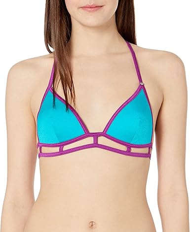 cut out triangle bikini top