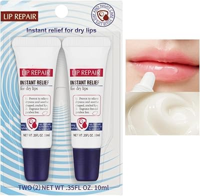 BigyQiu 2PCS Lip Repair Ointment Lip Balm Set Hydrating Moisturizer