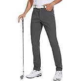 SPECIALMAGIC Mens Golf Pants Stretch Hiking Travel Waterproof Casual Lightweight Slim Fit Quick Dry Tarpred with Pockets