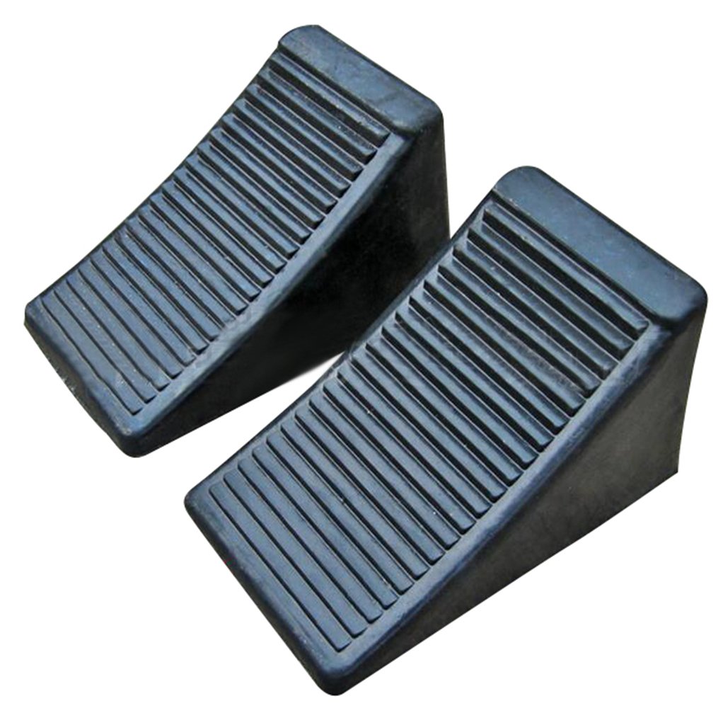 Fasmov Solid Rubber Heavy Duty Wheel Chock 2 Pack Buy Online in