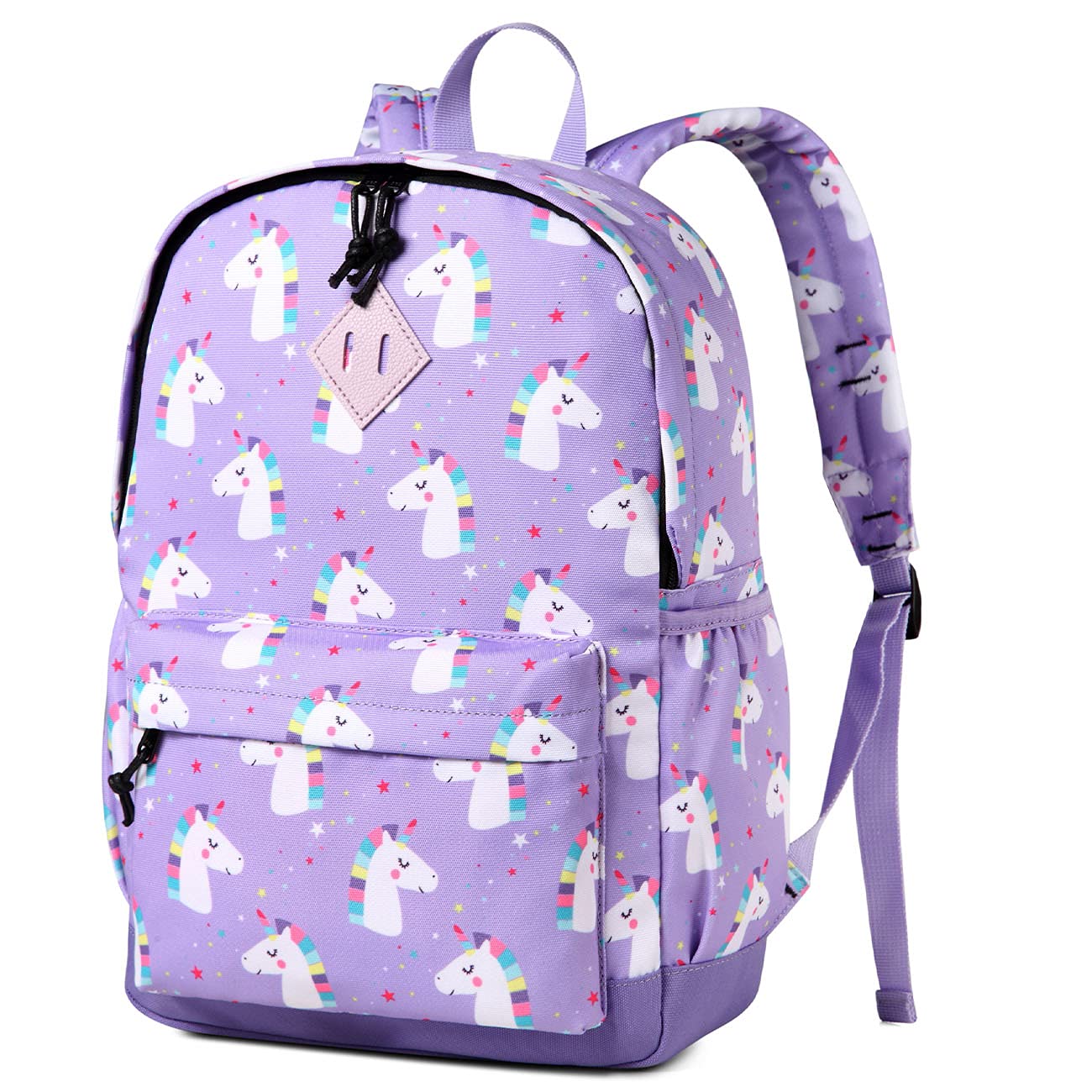 VASCHY Children's Backpack, Boys Kindergarten 4-6 Years Cute Lightweight Waterproof Dinosaur Unicorn Backpack for A4 Primary Folders Preschool with Chest Strap, Unicorn, Taille unique, Retro