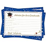 Fibevon Graduation Wish & Advice Cards - 50PCs