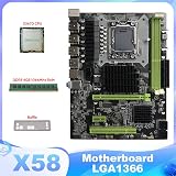Lodokdre X58 Motherboard LGA1366 XEON X5650 X5670 CPU DDR3 4GB 1066MHz RAM view 2