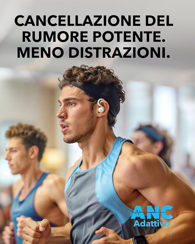 di Anker Sport X20, Cuffie Bluetooth In Ear Sport con ANC, IP68