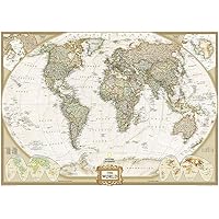 National Geographic World Wall Map - Executive - Laminated