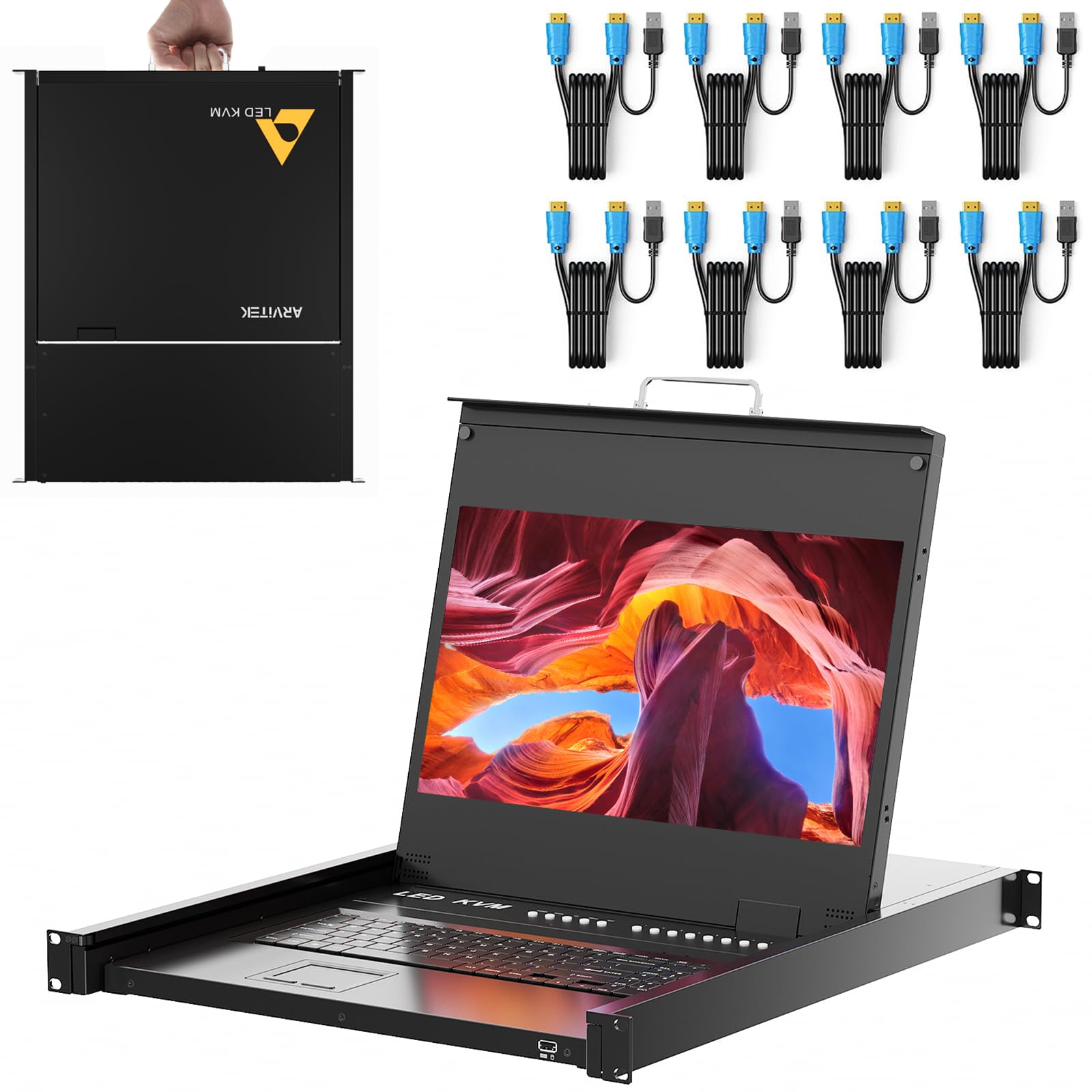 Rack Mount KVM w/17.3