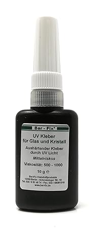 Ber-Fix 10g UV-Kleber Gel hochviskos für Glas und Kristall