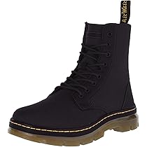 dr martens green canvas boots