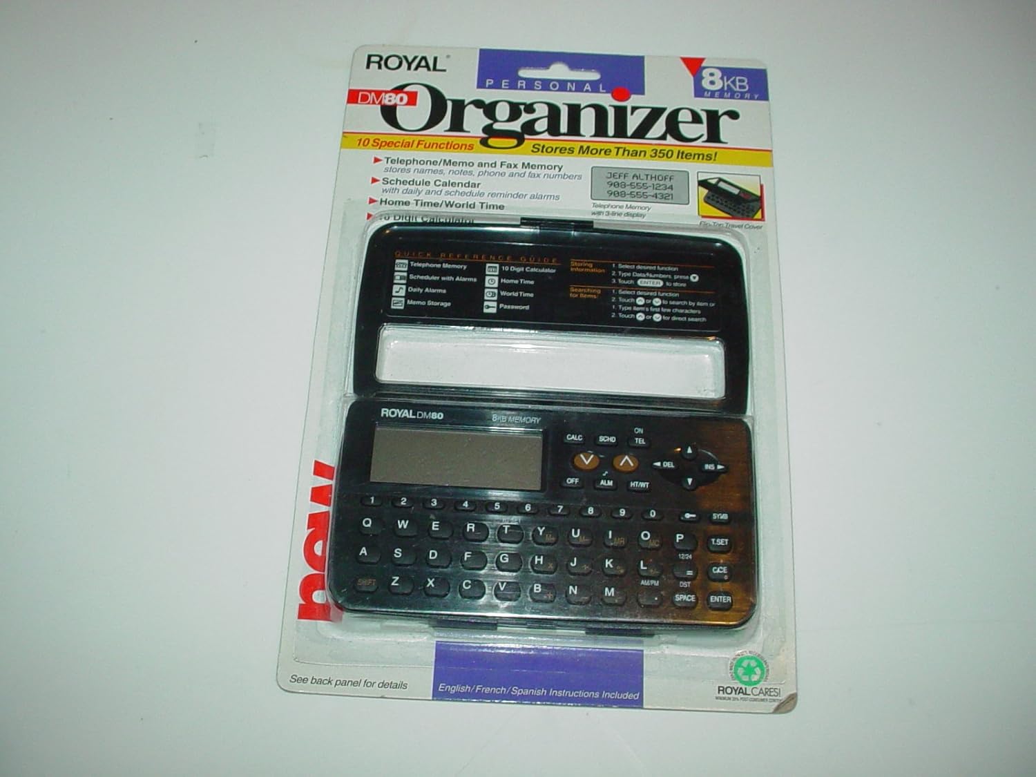 Amazon.com : Royal Personal Organizer DM80 : Electronic Organizers :  Electronics