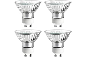 PAEORRORL Halogen Bulb 25 Watt NP5 Replacement Bulbs for Candle Warmer,120V GU10 MR16 JDR Halogen Bulb for Scent Wax Burner, Fragrance Melt, Warming Bulb,Dimmable,Warm White 2700K,4 Pack