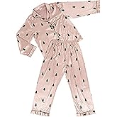 Bella Sleep + Spa womens Christmas Pajamas for Women - 2-piece Long Sleeve