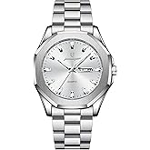 Poedagar Luxury Casual Men Wristwatch Waterproof Luminous Week Date Man Watch Stainless Steel Fashion Sport Quartz Men's Watches