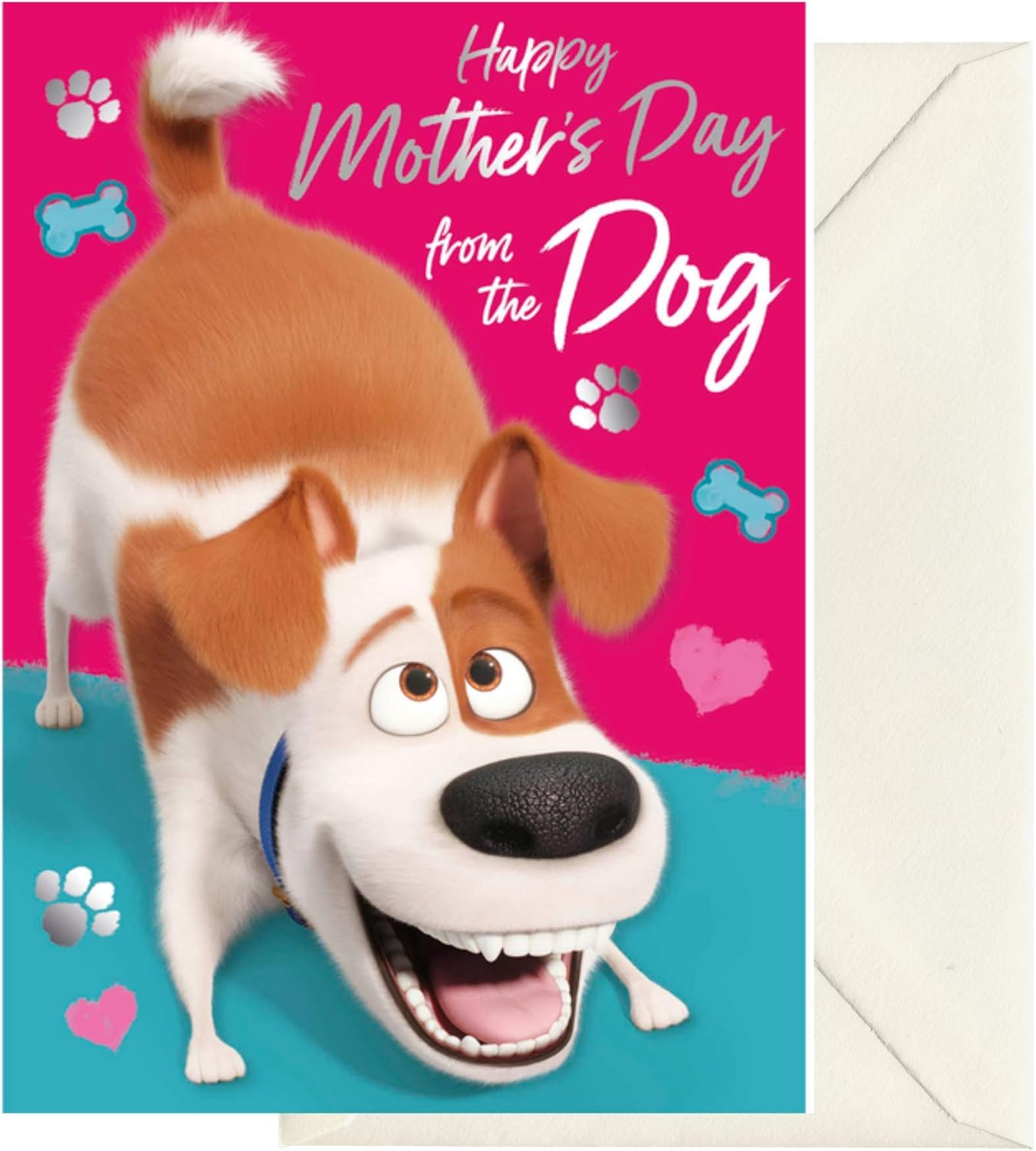 Danilo Promotions Official The Secret Life of Pets 'from The Dog' Mother's Day Card, Multi, 210 x 290 mm - Image 3