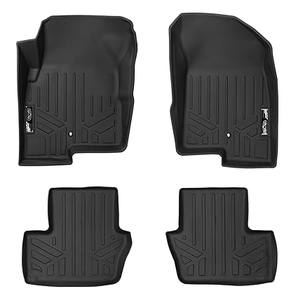 Smartliner Floor Mats 2 Row Liner Set Black For 2007 2012