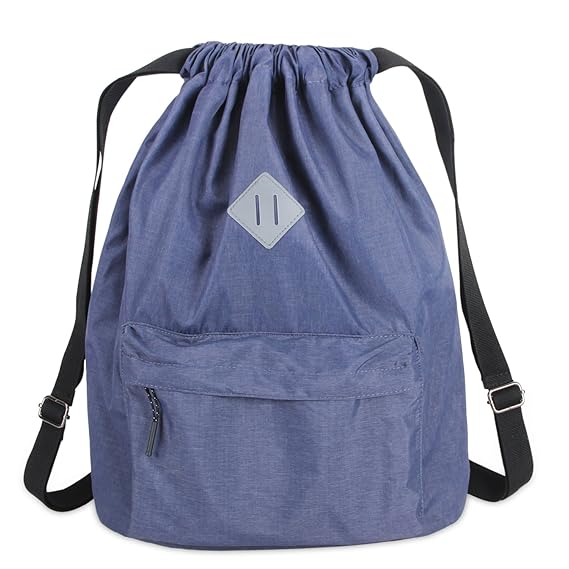 Luxja Kordelzug Sportbeutel Rucksack, Turnbeutel Rucksack, Unisex Turnbeutel Tasche für Reisen Sport