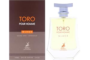 Maison Alhambra Toro Pour Homme Glace – Citrus, Aromatic, Woody, Mineral – Eau de Parfum Long‑Lasting Fragrance for Men, 3.4 Ounce / 100 ml