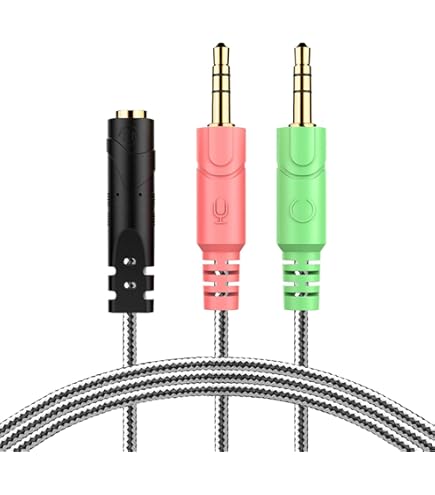 Doppio Jack Per Auricolari MillSO Adattatore Jack Per Distributore Audio Y 3 ,5 Mm Maschio A 2 X 3,5 Mm Maschio Con Contatti Placcati Oro Splitter Audio Ausiliario Per Telefoni Jack Microfono E Audio - Foto 12