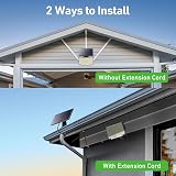 nipify 2 Pack Solar Lights Outdoor 310 LED 3 Modes IP65 Motion Sensor 270° view 5