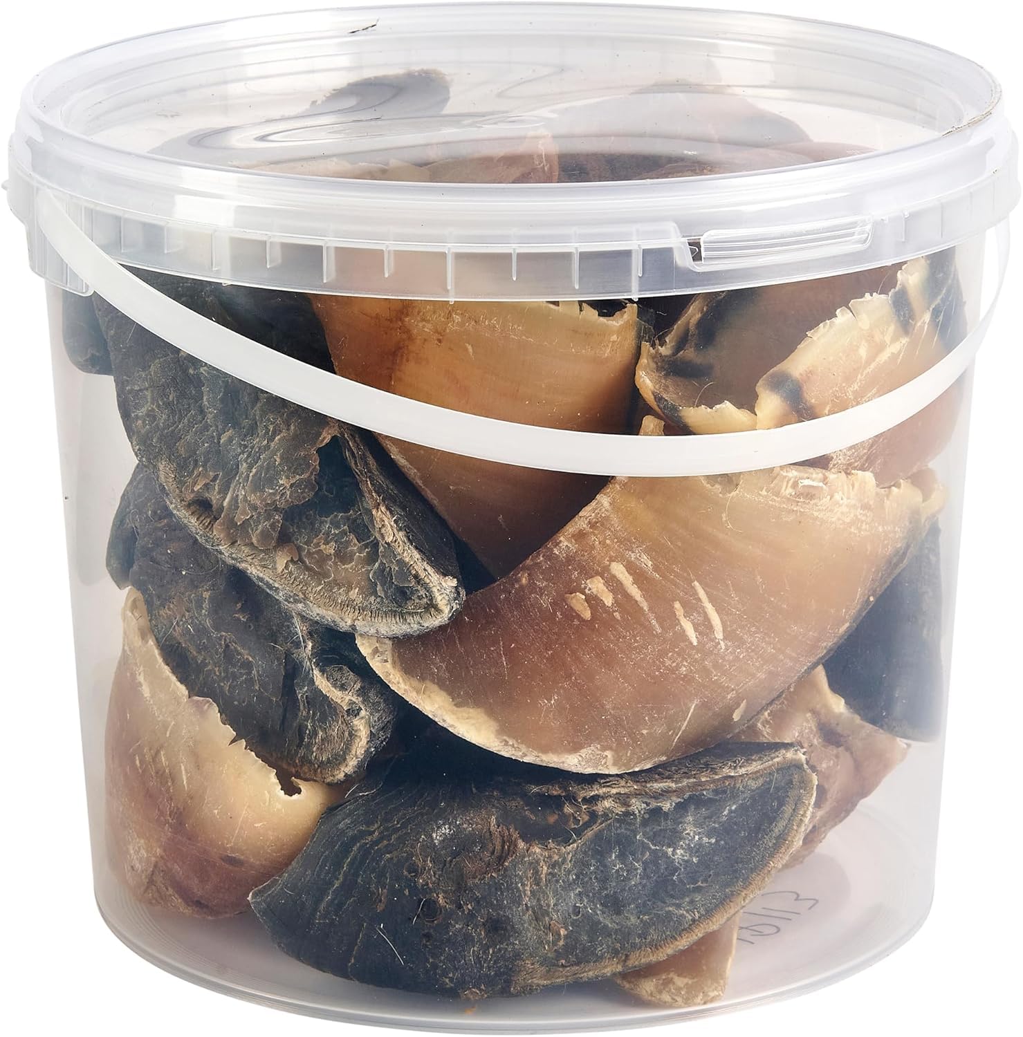 Premium Cow Hooves Dog Treats, 5L Tub