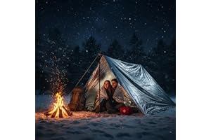 Emergency Mylar Thermal Blankets,Space Blanket Survival kit Camping Blanket, Perfect for Outdoors, Hiking, Survival, Bug Out 