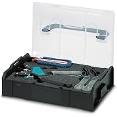 PHOENIX CONTACT Crimpfox 4-in-1 set tool for processing wire end ferrules according to DIN 46228-4 0.5 mm&sup2; to 2.5 mm&sup2; equipped with forced lock, cutting, stripping, drill and crimping unit