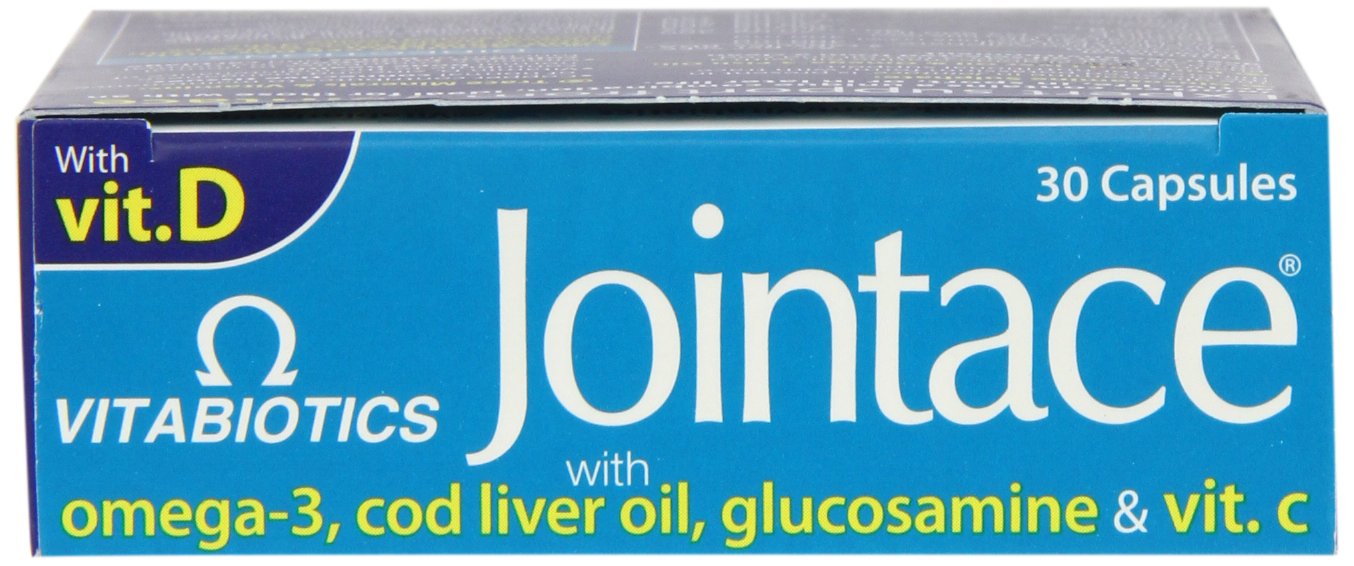Vitabiotics Jointace Omega 3 Cod Liver Oil Glucosamine 30 Soft Gel