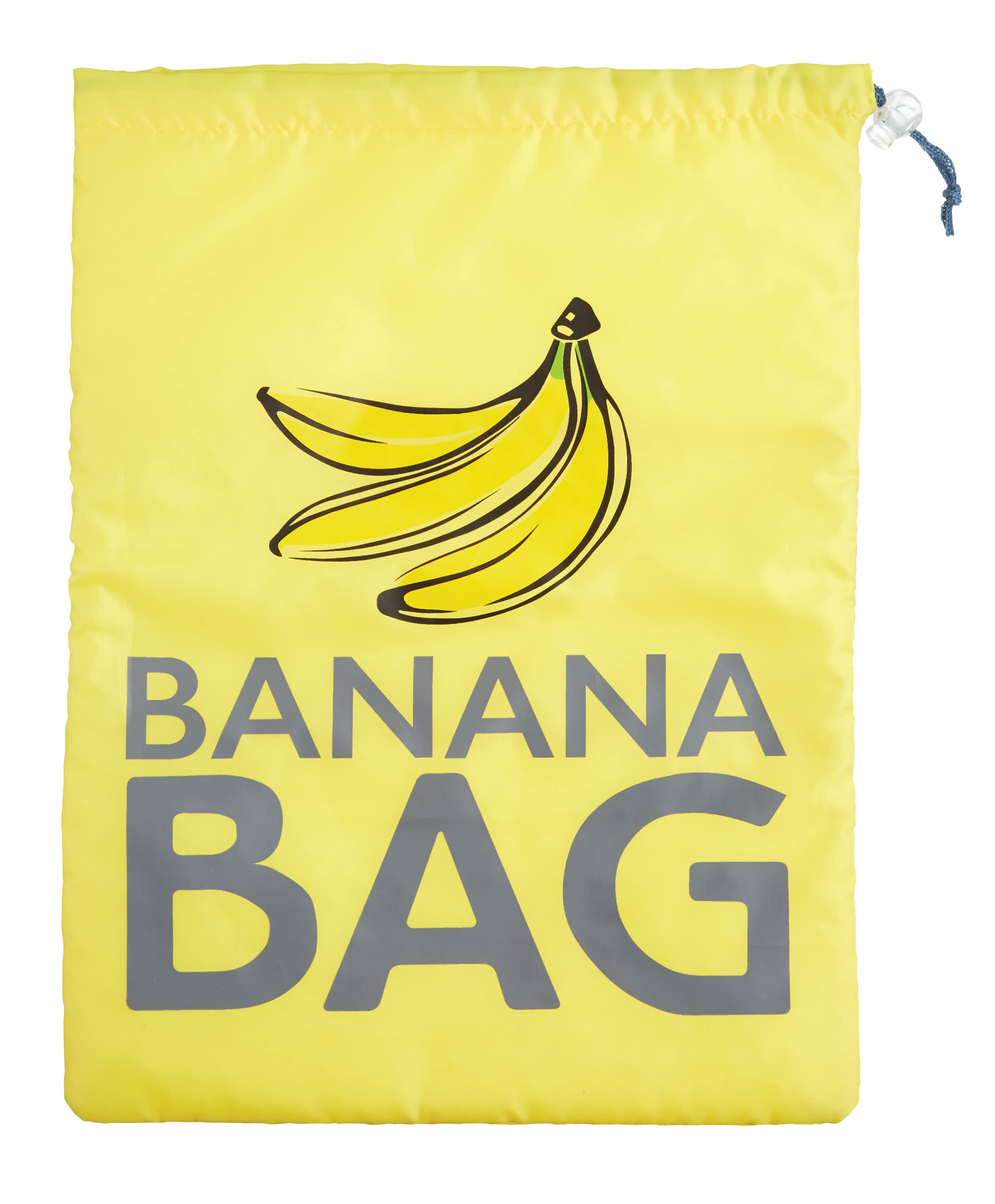 KitchenCraft Banana Reusable Storage Bag, Fridge Fruit Bag, Polyester, 38 x 28 cm, Yellow