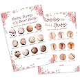 OLOUTAB Baby Shower Games for Girl-2 Games(50 of Each),Double-Sided,Thick Cardboard,Fun,Hilarious,and Easy to Play,Baby Shower Games 50 Guest,with Answer Keys