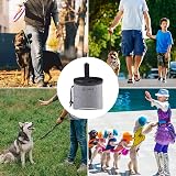 nuoshen Pet Treat Bag Adjustable Waistband Dog Training Pouch Light Gray view 7