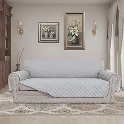 Easy-Going Reversible Couch Cover for 3 Cushion