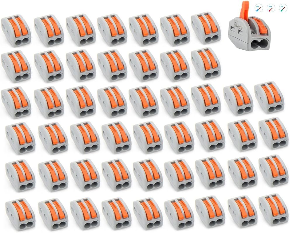 thumbnail image 2 of Wago Lever Wire Connector, 12 AWG Max, 5 Port, Gray, Polycarbonate 2 of 10