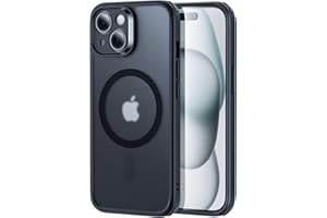 ESR for iPhone 15 Case, Translucent Matte Case, Compatible with MagSafe, Military-Grade Protection, Classic Series, Frosted Black