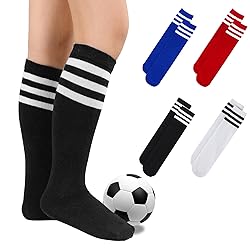 Zando 4 Pairs Toddler Knee High Socks - Black