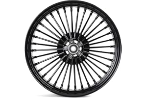 TOFR 21 inch Front Wheel Rim Fat Spoke Dual Disc For Harley Touring 2009-2023 Road King Street Glide Road Glide Electra Glide