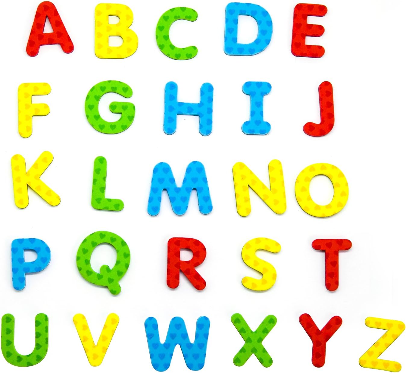 MAGTiMES Magnetic Letters and Numbers for Educating Kids in Fun -Educational Alphabet Refrigerator Magnets -112 Pieces (Letters and Numbers): Toys & Games