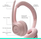 Logitech Zone 300 Wireless Bluetooth Headset Rose with Noise-Canceling Mic view 6