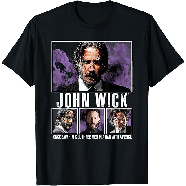 John Wick Chapter Two Tシャツ XL Amazon.com: John Wick Classic Fit Logo T-Shirt - Cotton Crew