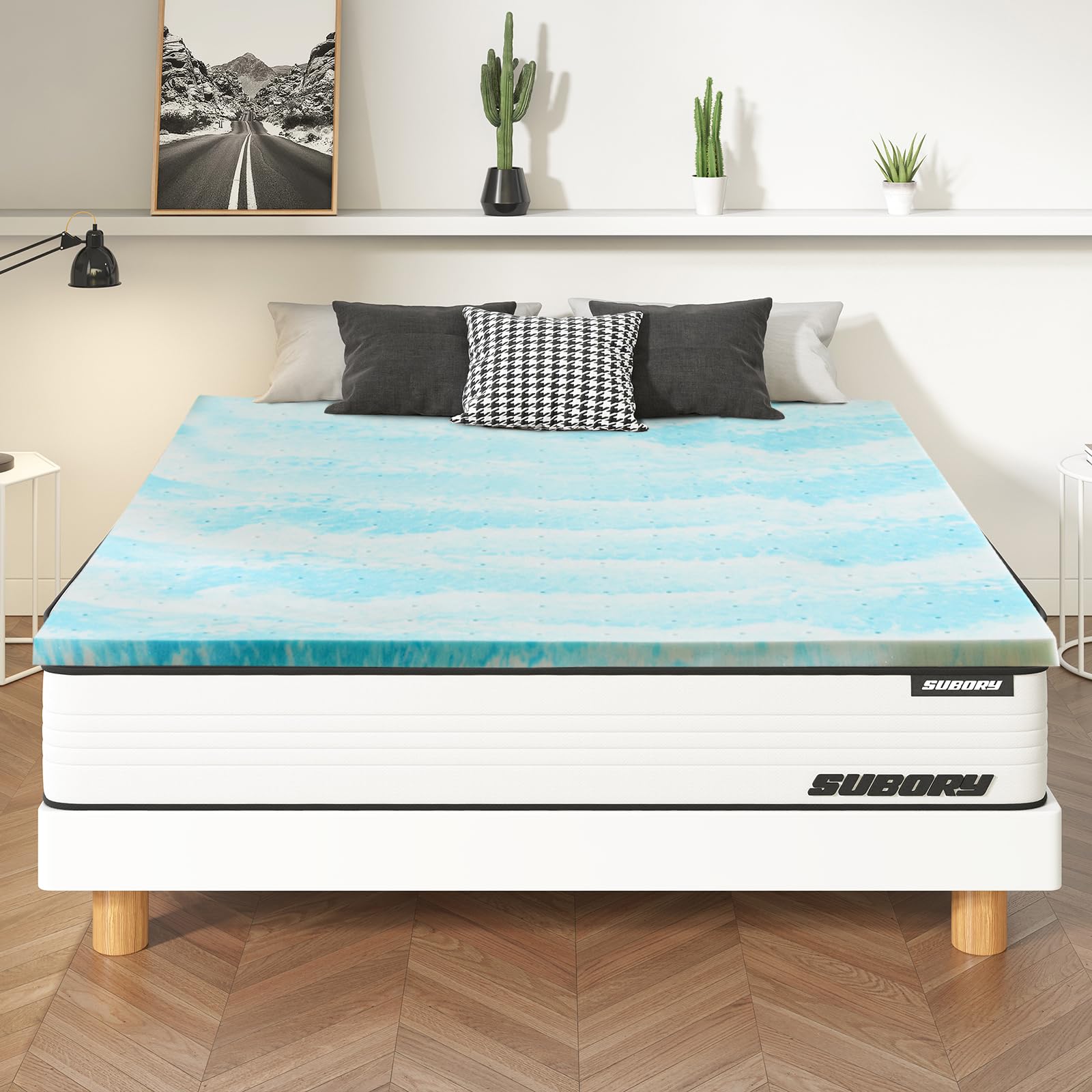 Photo 1 of ** FACTORY SEALED**
Memory Foam Mattress Topper Twin Size, 2 Inch 3 Inch Gel Infused, Bed Pad for Sofa, RV, Camper (3 inch TwinXL)