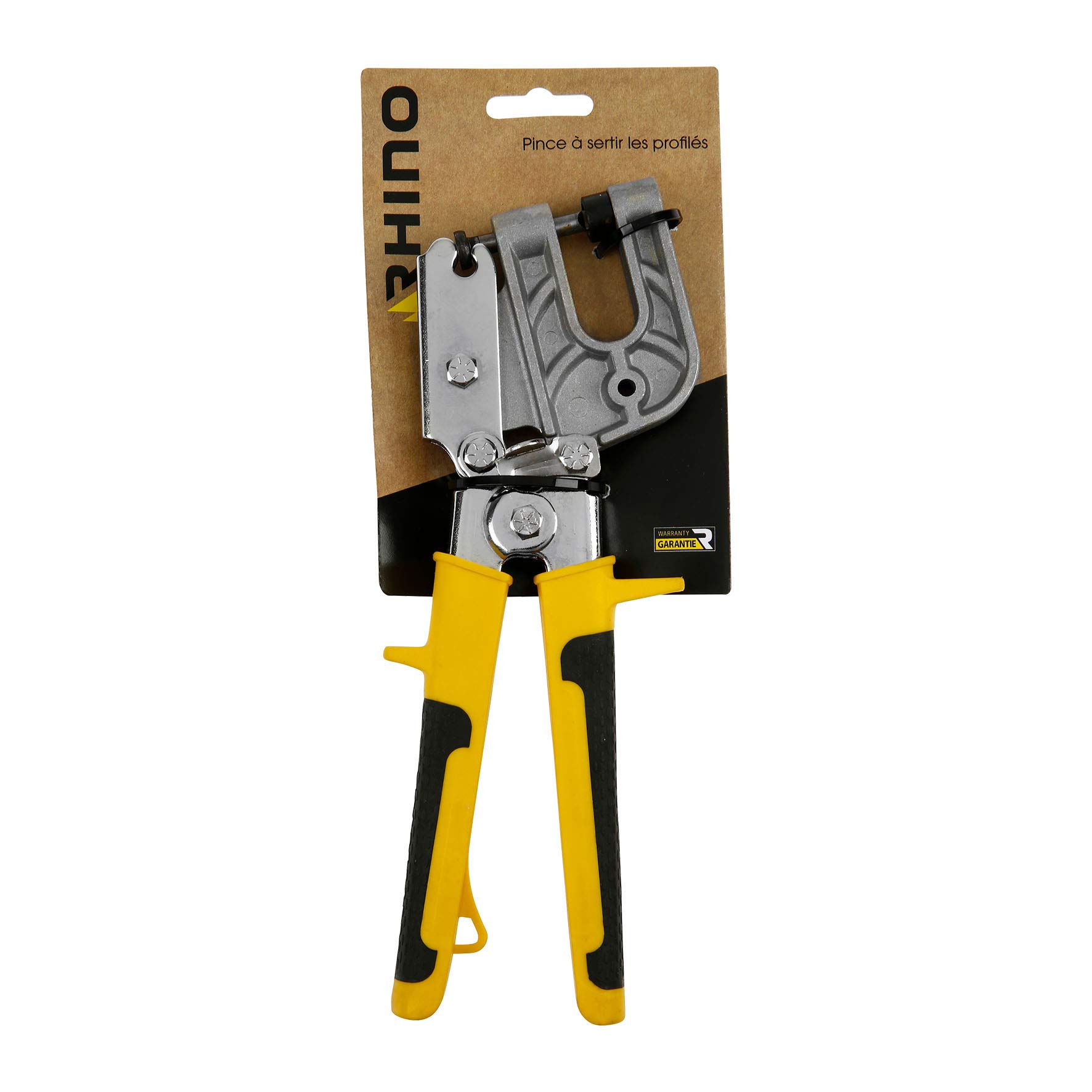 RHINO Crimping Pliers for Plasterboard Rail Crimping Your Uprights and Rails Special Plasterer High Quality Ergonomic Handle 5 Year