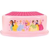 Disney Princess Loving Life Step Stool - Kids Step Stool, Potty Training, Non-Slip, Bathroom, Kitchen, Lightweight
