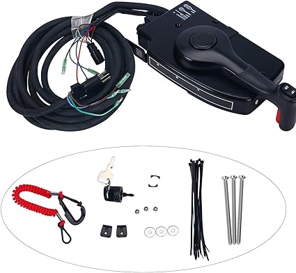 Amazon Com Amarine Made 881170a15 Boat Motor Side Mount Remote Control Box With 8 Pin For Mercury Outboard Engine Sports Outdoors