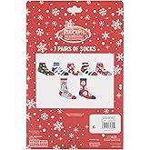 Bioworld Rudolph The Red-Nosed Reindeer Week of Socks Youth 7-Pack Set