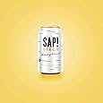 Sap! Birch Sparkling Soda Water – Case of 16 – USDA Organic Gluten Free Non-GMO – Delicious alternative with only 25 calories – low glycemic and contains electrolytes and natural nutrients