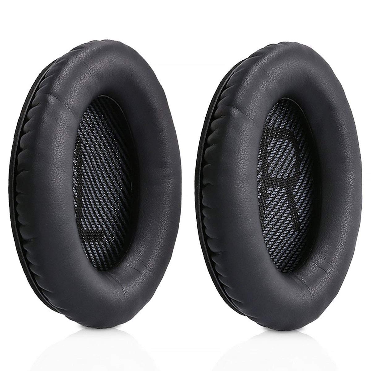 Ear Pads Replacement for Bose QC25 QC15 QC2 AE2 AE2i AE2w SoundTrue AEII SoundLink AEII Headphones by MMOBIEL – Memory Foam Earpad Cushions – Comfortable Noise Isolation Replacement – Black