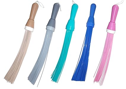 Kotak Sales Multipurpose Hard Plastic Bristles Floor Broom Duster Wiper Easy Cleaning for Bathroom (2Pcs)